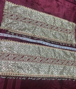 sabyasachi style kurti lace border