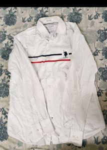 USPA Men's White  Shirt for men