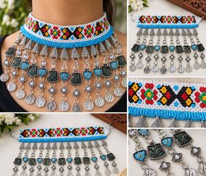 Boho Beaded Choker Necklace