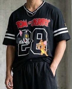 Varsity/Jersey-Style Tom & Jerry Unisex T-shirt