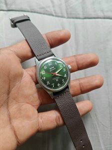 HMT Janata Watch Green Dial full working condition