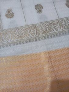 Elegant White gold shawl