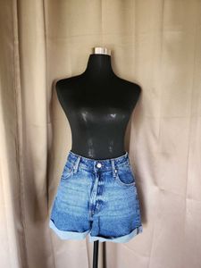 Classic Blue Denim Shorts
