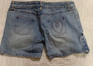 Light Wash Denim Shorts