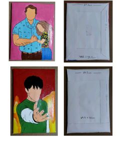 Handmade Stranger Things Art Set