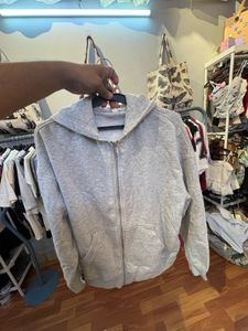 H&M Grey Zip-Up Hoodie