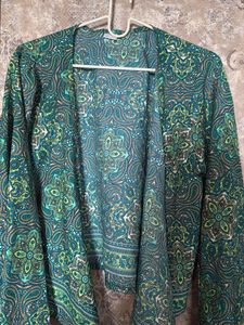 Boho Paisley Kimono Wrap Top