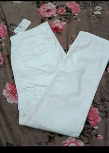 white Cargo Pants