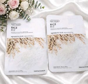 The Face Shop Real Nature Rice  Mask is a bri