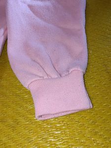 Pink Pullover Sweatshirt