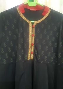 Elegant Black Kurta