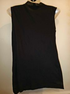 Black Cowl Neck Top Size Medium/ Large