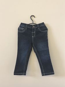 Baby Bear Print Button-Down Shirt &amp; Denim Jeans