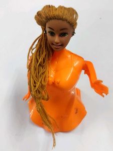 Vintage Orange Doll Body unique