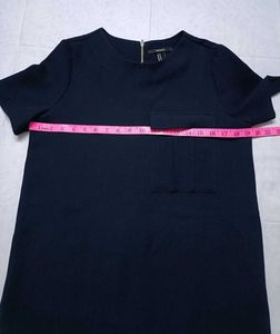 Forever 21 Navy Blue Short Sleeve Shift Dress