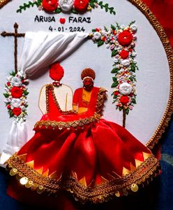 Wedding Anniversary Embroidery