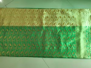 Elegant Gold Banarasi Saree