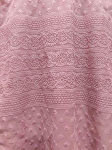 Pink Net Kurti
