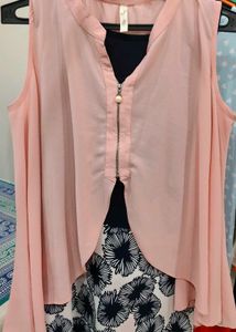 sheer top with inner
