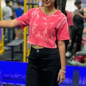 Tie-dye Crop Top