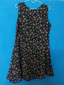 Floral Print Sleeveless Dress