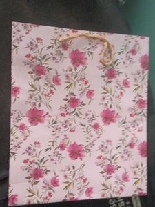 Floral Gift Pouch Bag