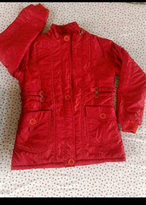 Red Quilted Jacket