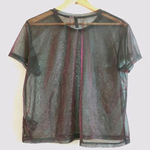 Gorgeous Double Shaded Net Tunic