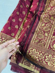 Elegant Paisley Saree