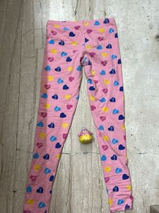 Benetton Heart Print Leggings