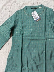 Branded Turquoise Kurta-By Shree