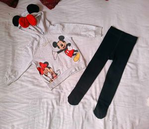Very Beautiful Disney Hoodie With Fleece Leggings