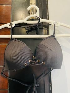 black sexy bralette