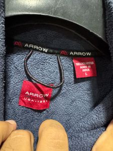 Arrow USA Quarter Zip Navy Fleece