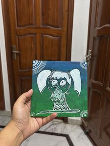 Cute Canvas Painting - Handmade