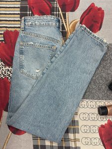 ZARA High waist denim jeans