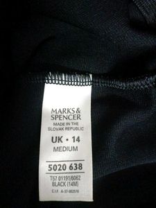 Black straight pant