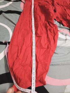 Comfortable Red plain  Salwar
