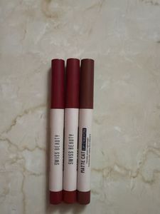 Swiss Beauty Matte Lip Crayons Set
