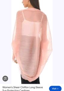 Sheer Pleated Bolero Shrug