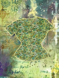 Aesthetic Y2K Peplum Top With floral embroidery