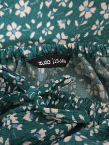 Cute Floral Print Mini Dress
