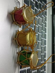 Beautiful Coloured Dholki, For Decoration