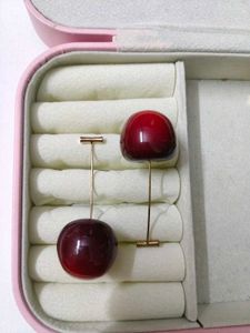 Cute Cherry Dangle Earrings