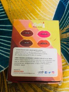 Mini Matte Lipstick Swatches