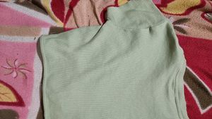 Stylish Sage Green Crop Top