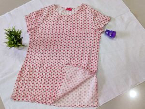 printed short top