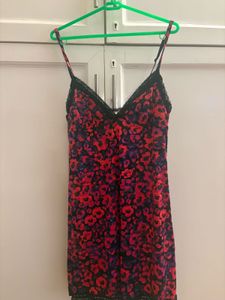 La Senza - Women's Red Floral Nightdress