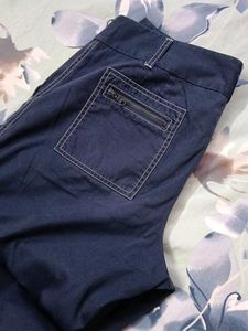 New Dark Blue Cargo Pant