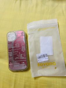 Clear Phone Case with Christian Quotes